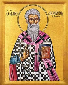 St. Dionysius the Areopagite, Bishop of Athens, Martyr